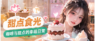 一口甜点,一页午后主题生活影像